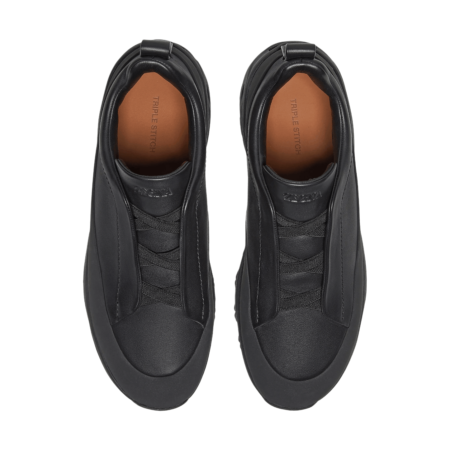 Zegna Men's Triple Stitch Monte Sneakers