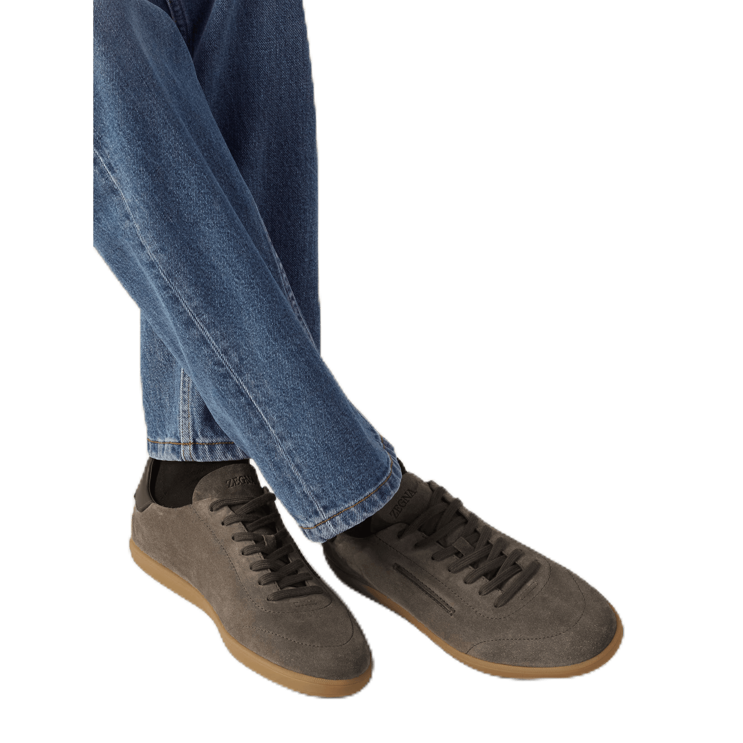Zegna Men's 232 Suede Sneakers