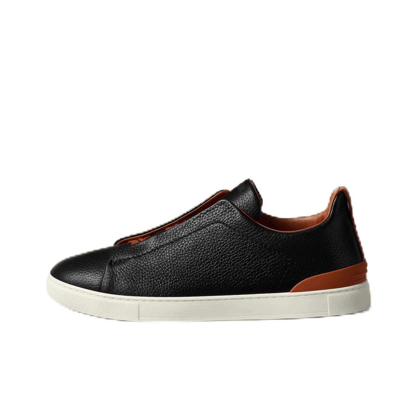 Zegna Men's Deerskin Triple Stitch Sneakers