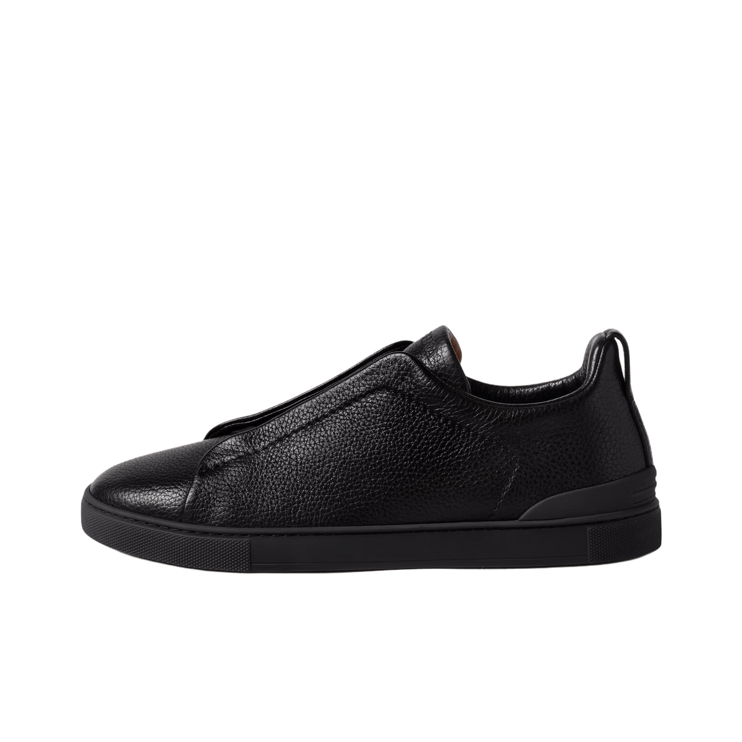 Zegna Men's Deerskin Triple Stitch Sneakers