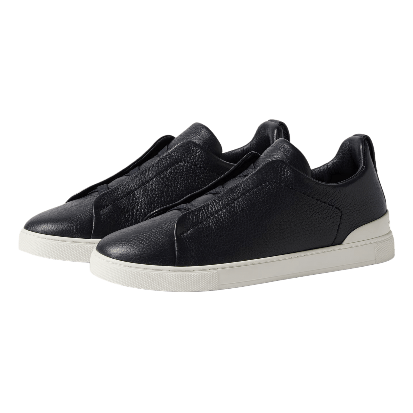Zegna Men's Deerskin Triple Stitch Sneakers