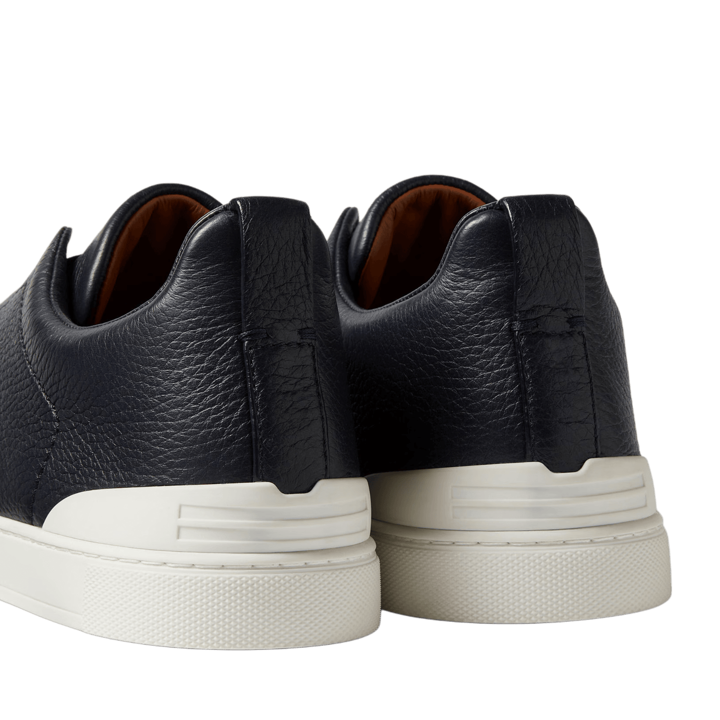 Zegna Men's Deerskin Triple Stitch Sneakers