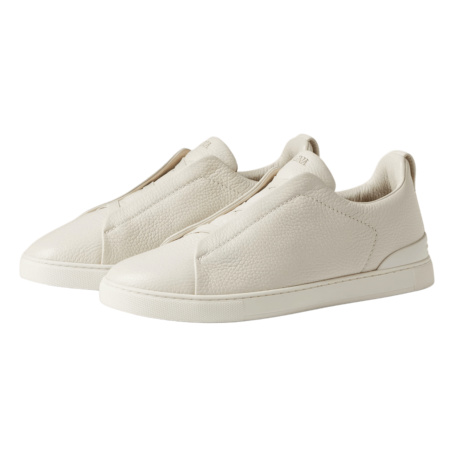 Zegna Men's Deerskin Triple Stitch Sneakers