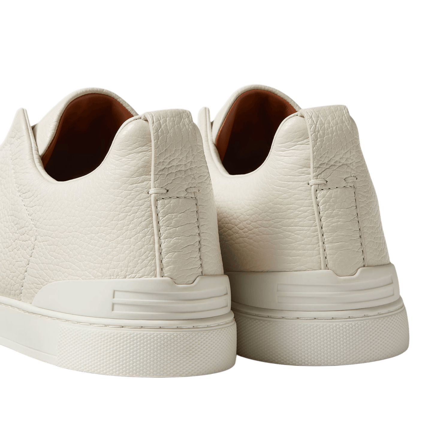 Zegna Men's Deerskin Triple Stitch Sneakers