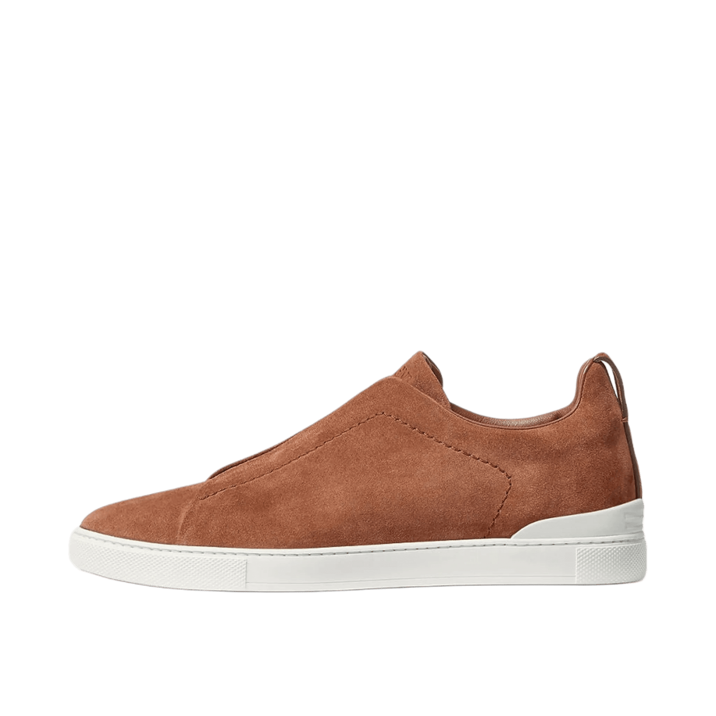 Zegna Men's Suede Triple Stitch Sneakers