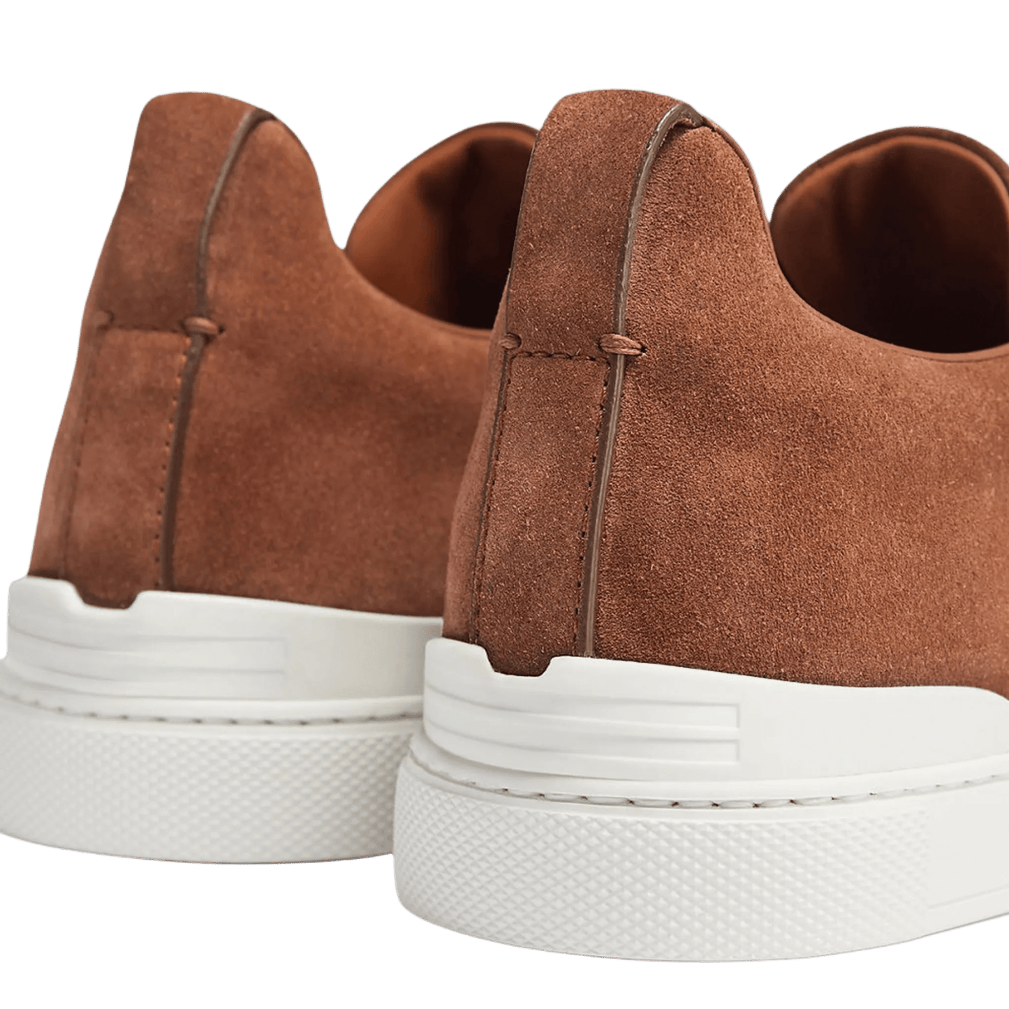 Zegna Men's Suede Triple Stitch Sneakers