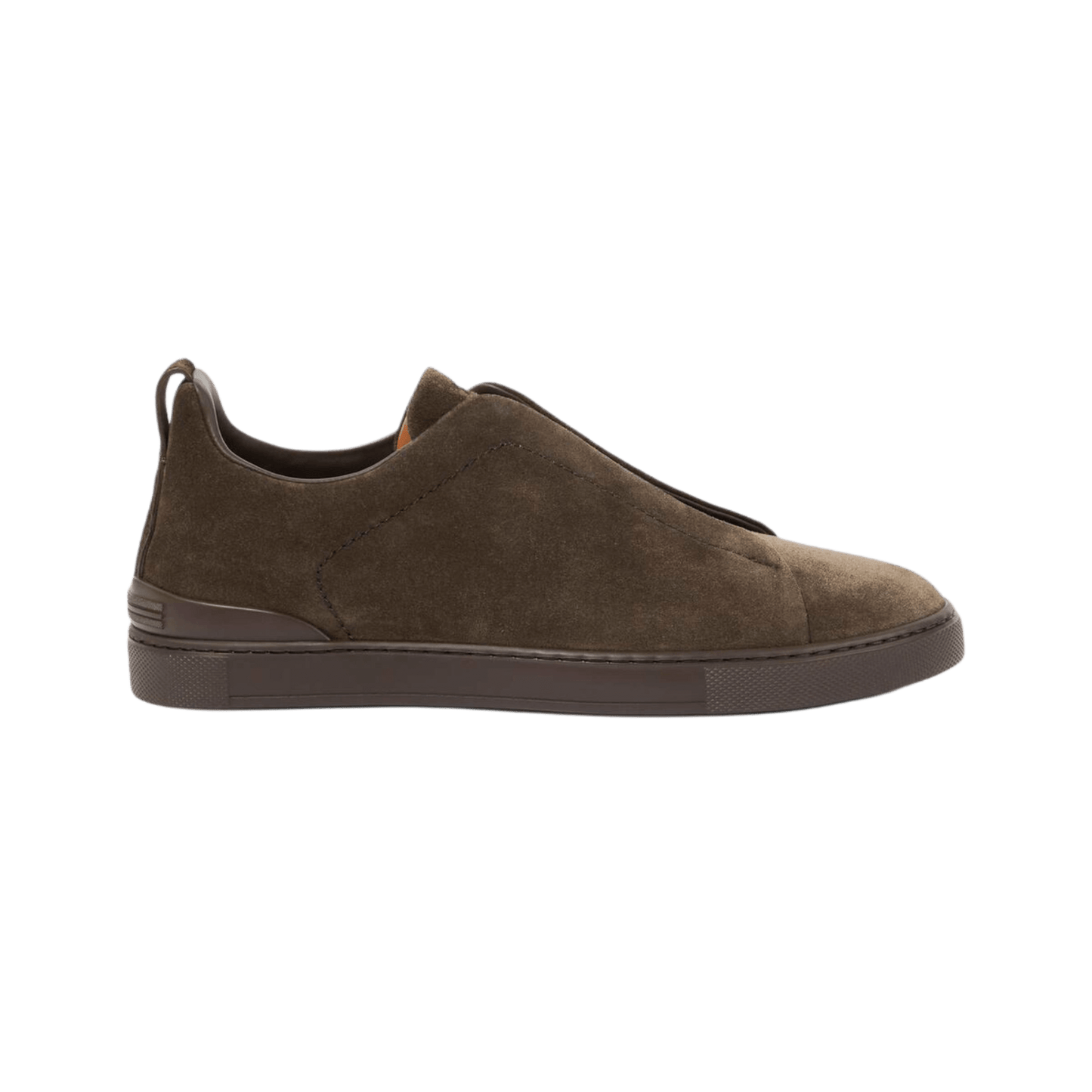 Zegna Men's Suede Triple Stitch Sneakers