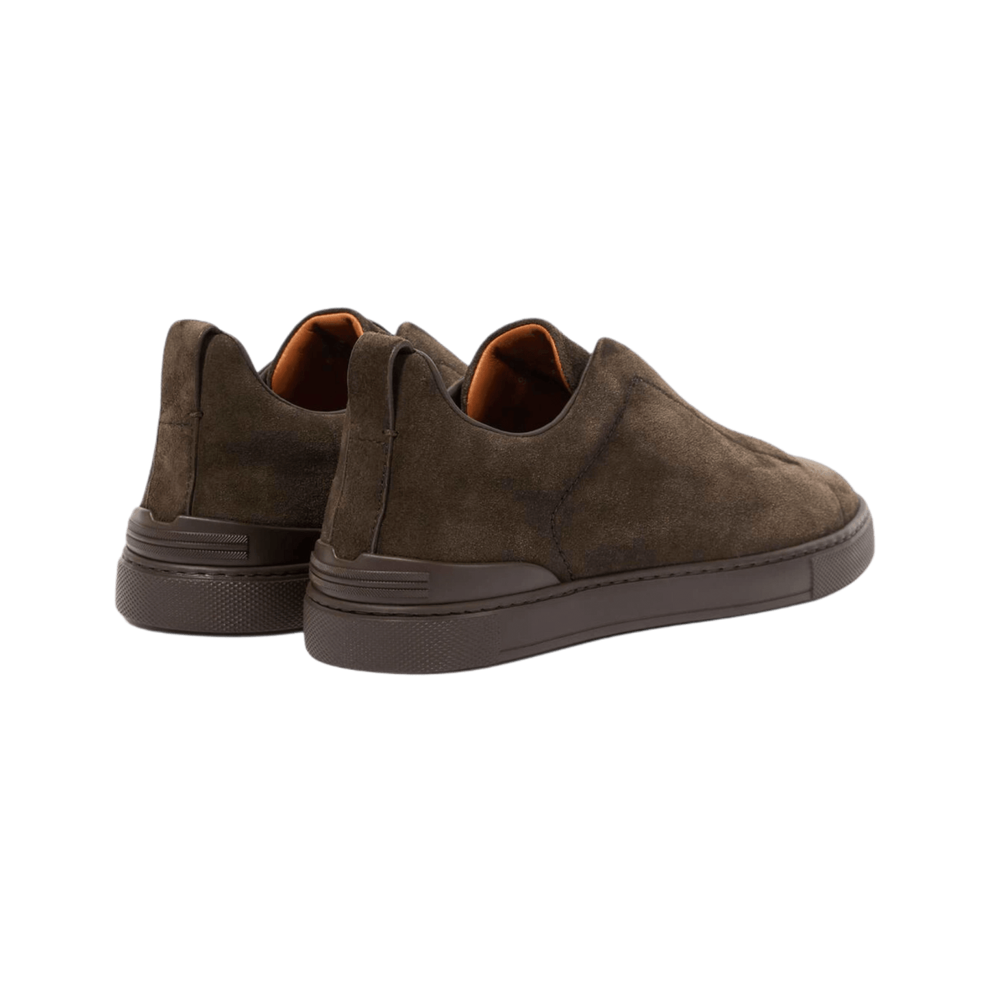 Zegna Men's Suede Triple Stitch Sneakers