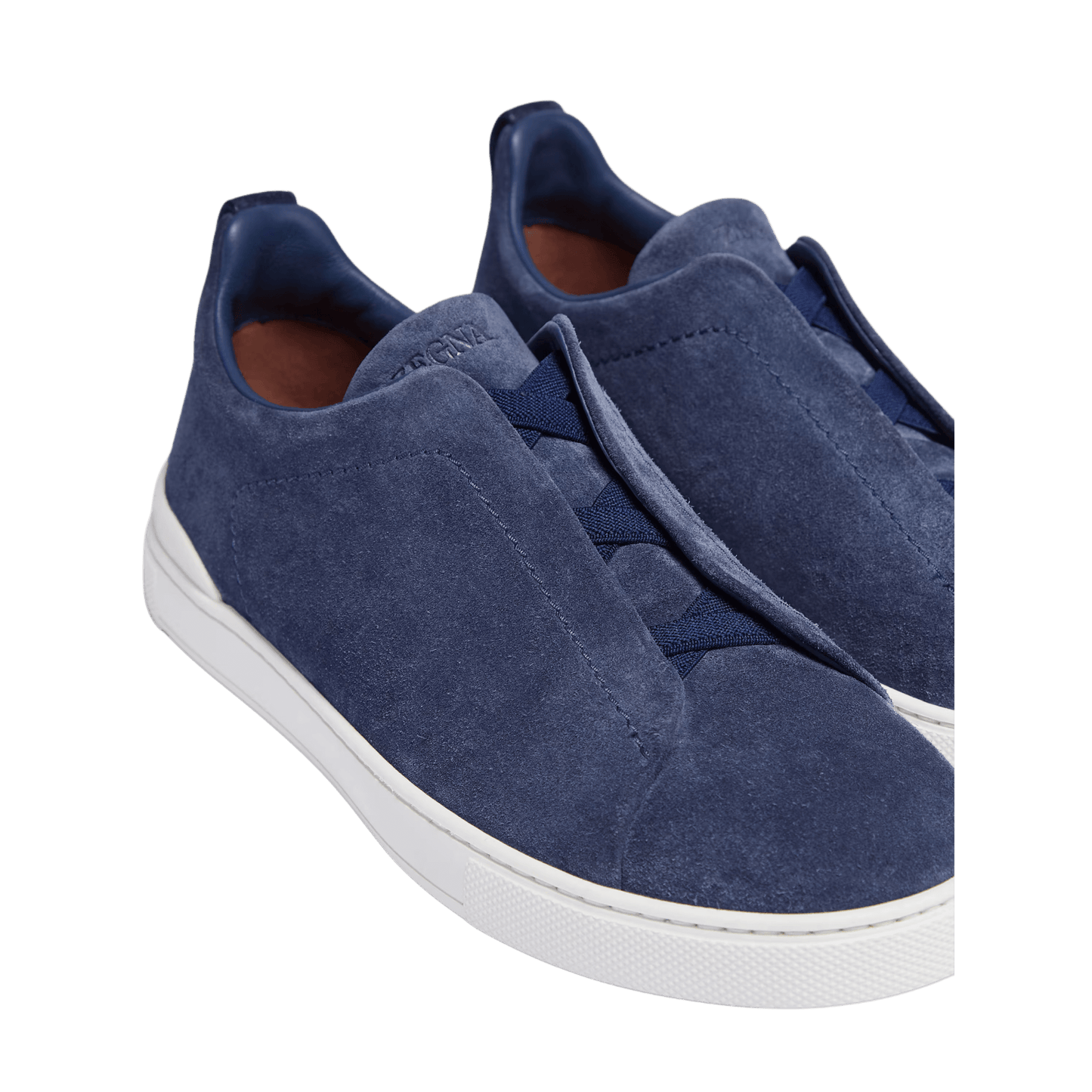 Zegna Men's Suede Triple Stitch Sneakers
