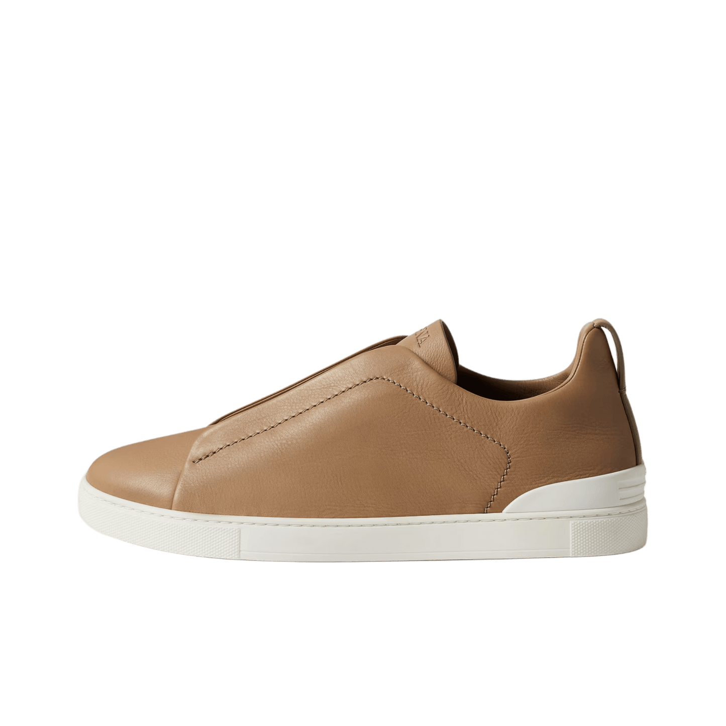 Zegna Men's Triple Stitch SECONDSKIN Leather Sneakers