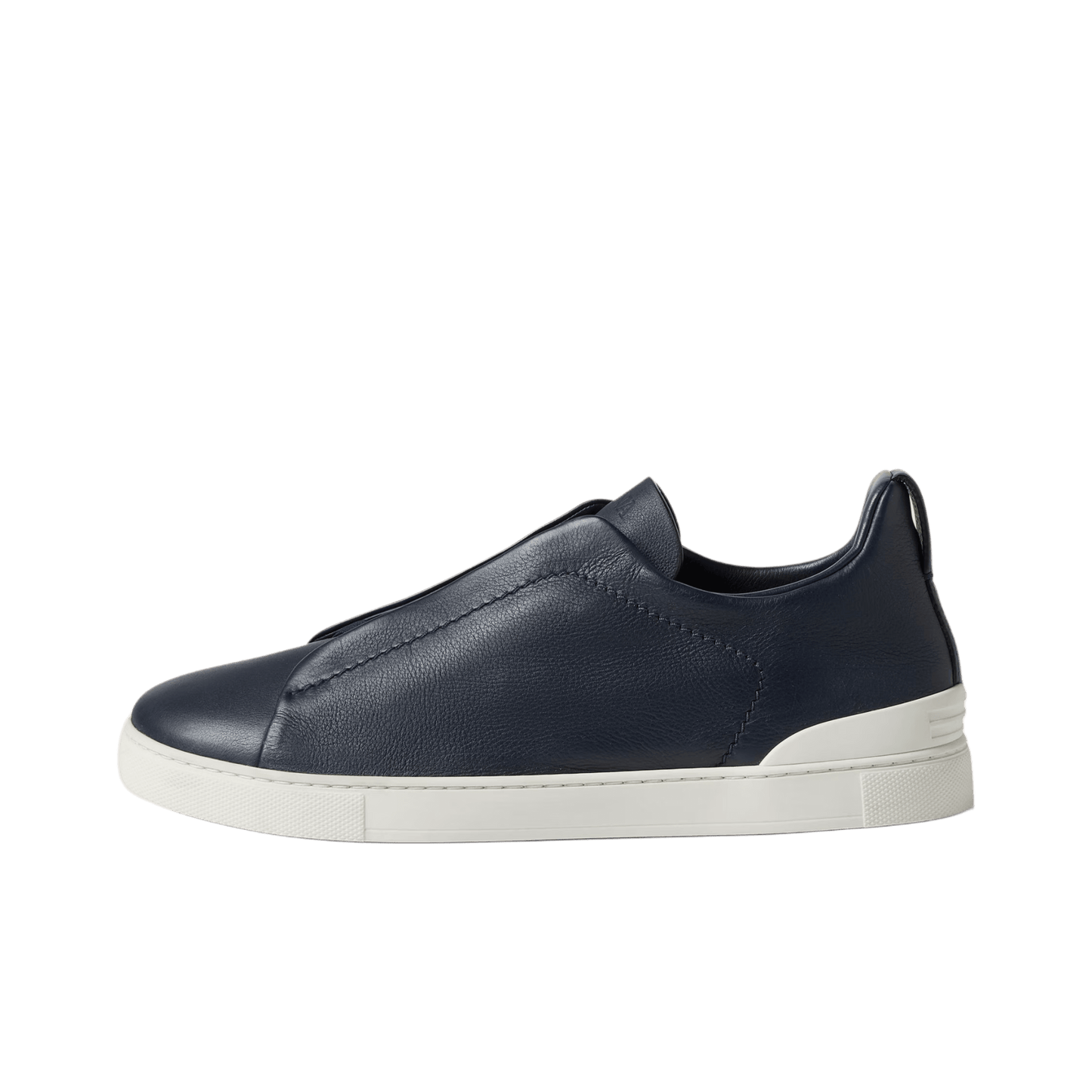 Zegna Men's Triple Stitch SECONDSKIN Leather Sneakers