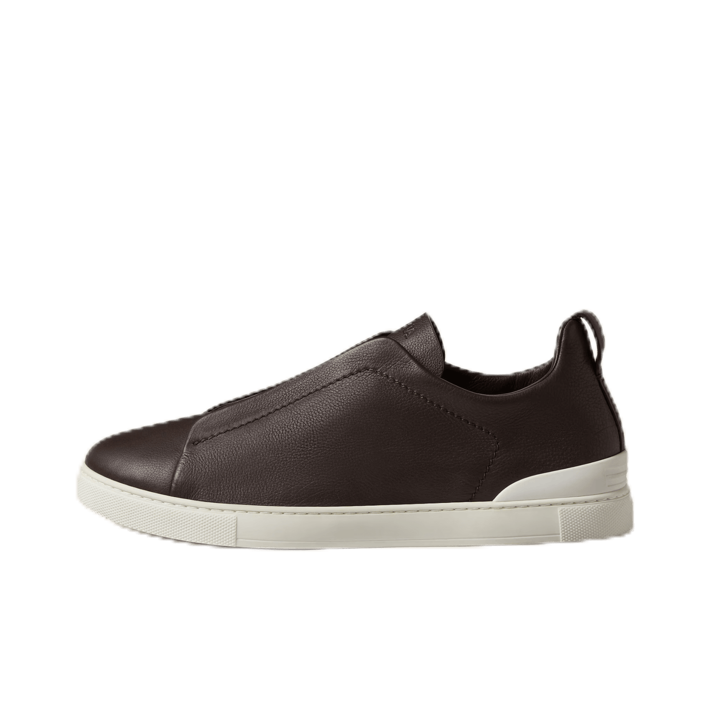 Zegna Men's Triple Stitch SECONDSKIN Leather Sneakers