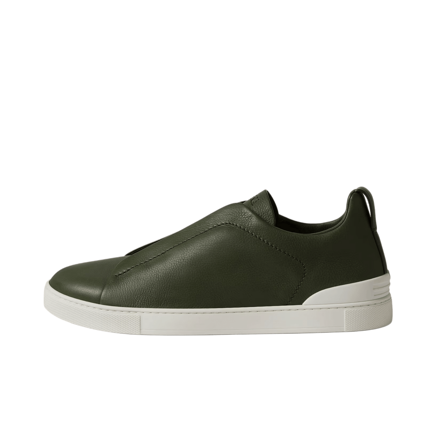 Zegna Men's Triple Stitch SECONDSKIN Leather Sneakers
