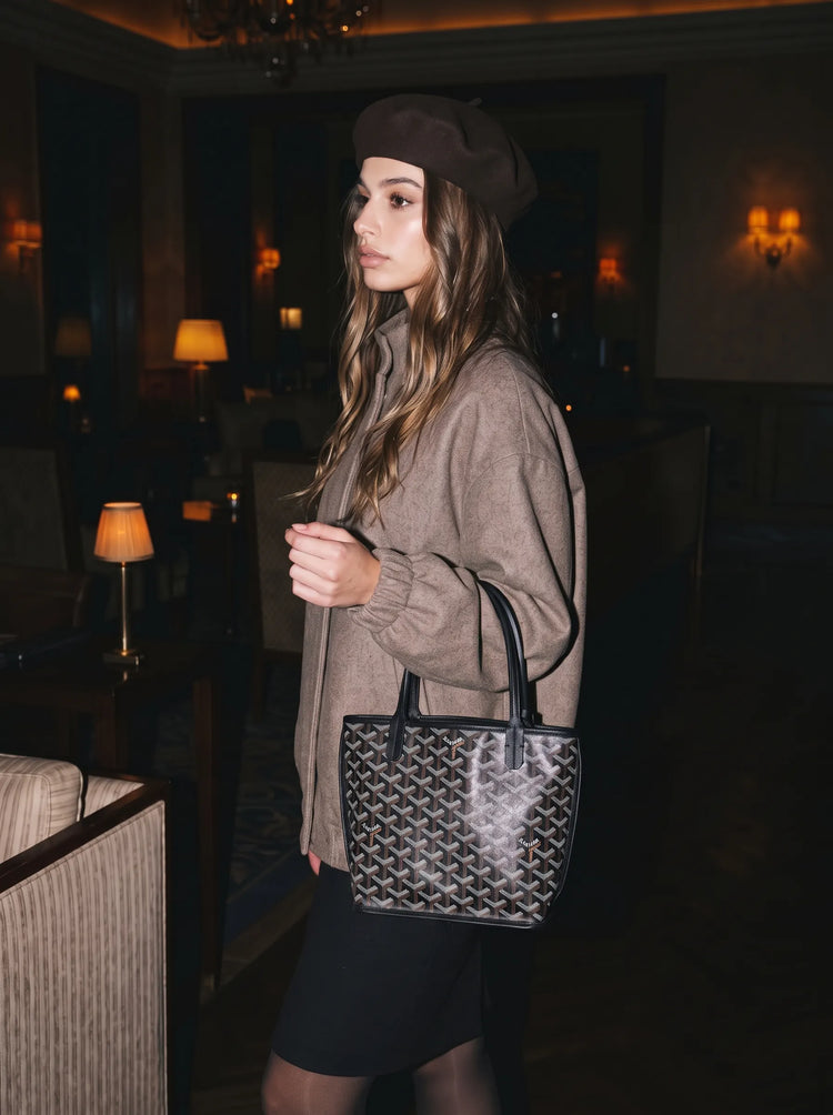 Goyard Anjou Mini bag - Black - Model photo