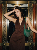 Goyard Hirondelle bag - Green - Model photo