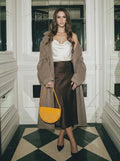 Goyard Hirondelle bag - Yellow - Model photo