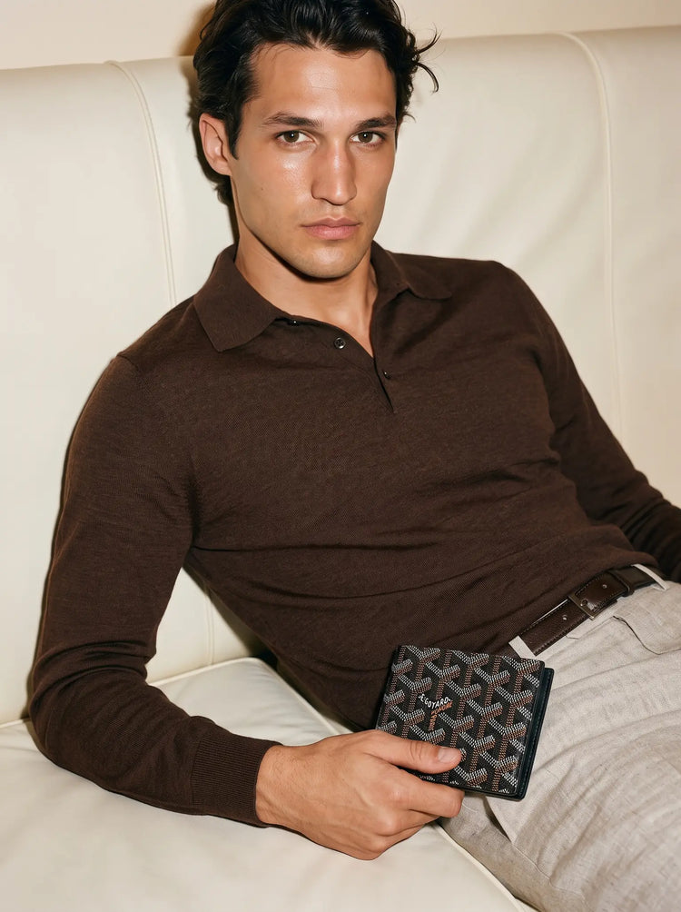 Goyard Victoire Wallet - Black - Model photo
