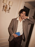 Goyard Victoire Wallet - Sky Blue - Model photo