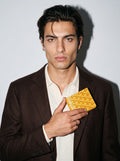 Goyard Victoire Wallet - Yellow - Model photo