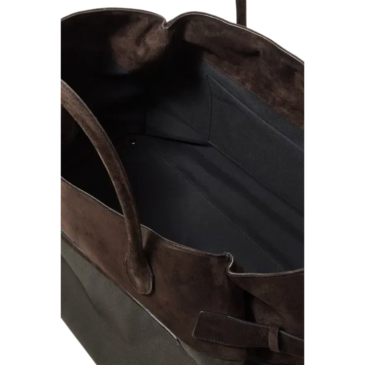 <tc>The Row</tc> Sac fourre-tout en toile et cuir à boucle inversée Margaux 17