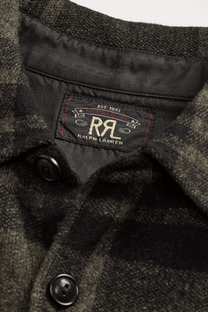 <tc>Ralph Lauren</tc> Suéter de trabajo de lana jacquard a cuadros para hombre