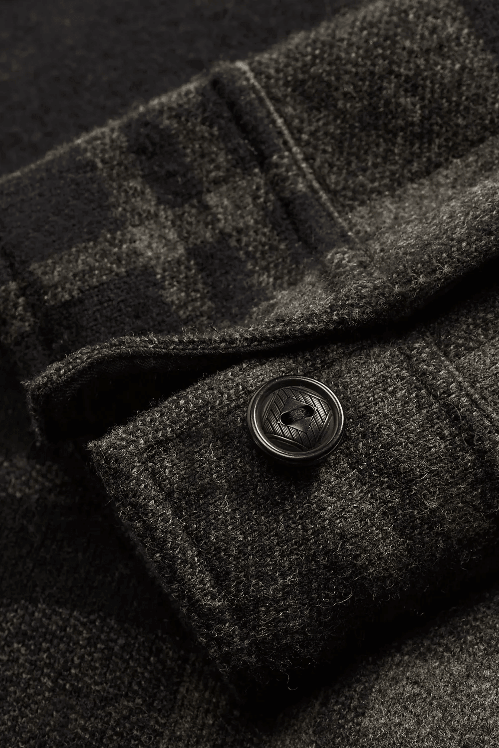 <tc>Ralph Lauren</tc> Suéter de trabajo de lana jacquard a cuadros para hombre