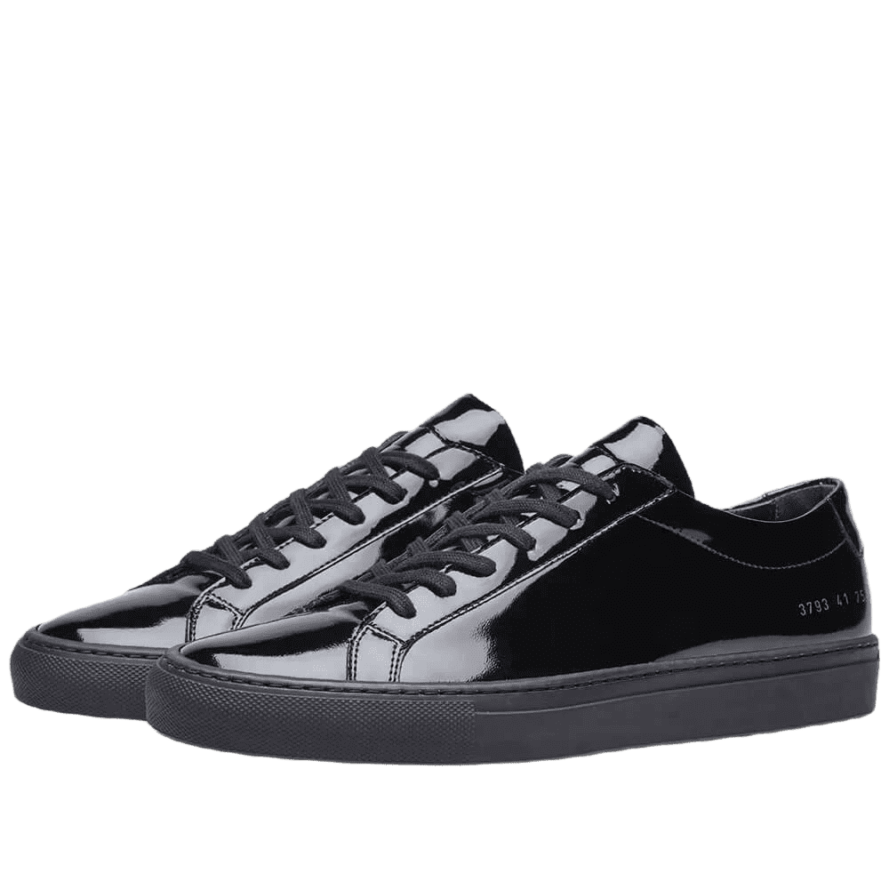 Women’s Achilles Leather Low-Top Gloss Sneakers – Kinship
